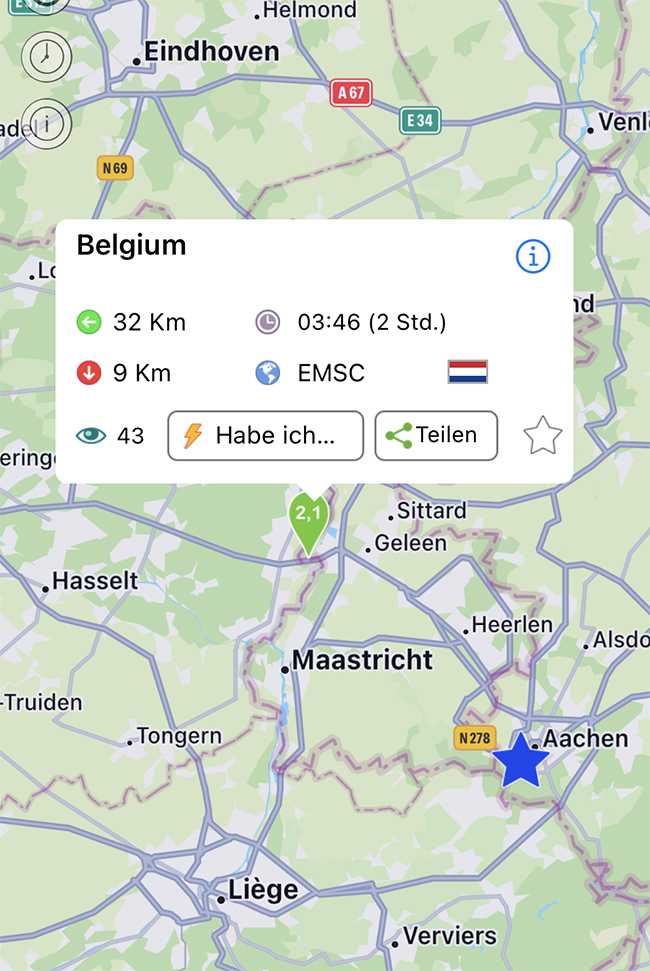 Erdebeben Geleen